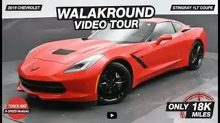 2019 Chevrolet Corvette Stingray Manual &ndash; Torch Red Walkaround & Exhaust