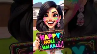 happy holi advance #holi #holicomedy #holijokes #funny #comedy #hapoyholi #funnycomedy #ai #cartoon