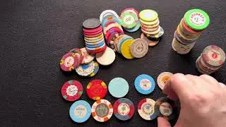 Mystery box #2! Sorting my inherited 60 year casino poker chip collection 2 - LV or not LV?