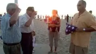 Sunset Beach Flag Ceremonies