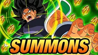 What is this luck! LR Wrathful Broly Double Rates Summons! (Dokkan Battle)