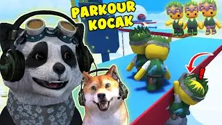 KELAKUAN TRIO KOCAK KALAU LOMBA PARKOUR! RUSUH BANGET! - Wobbly Life Indonesia #11
