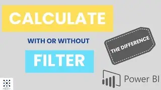Тонкая разница между CALCULATE с выражением FILTER и без него #dax #calculate