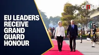 LIVE: Ursula von der Leyen and António Costa Receive Ceremonial Guard of Honour