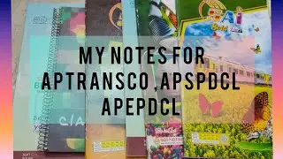 My handwritten notes for APTRANSCO APSPDCL APEPDCL AE #apspdcl #aptransco #apepdcl 