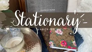 Cloth and Paper Subscription Box Unboxing | Stationary Unboxing