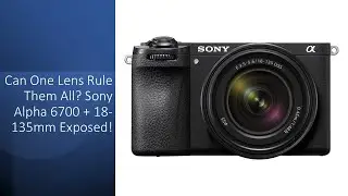 Может ли один объектив управлять всеми? Sony Alpha 6700 + 18-135 мм с экспозицией!
