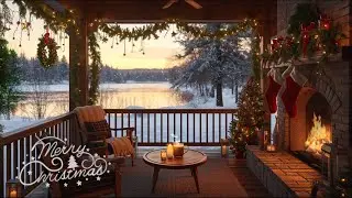 Soothing Christmas Ambience 🌲Instrumental Christmas Music With Fireplace🔥 Relaxing Christmas Music
