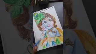 krishna art #happyjanmashtami #art #short