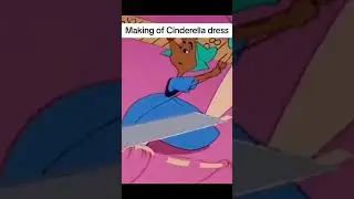 Making of Cinderella dress 👗 #cinderella #disney