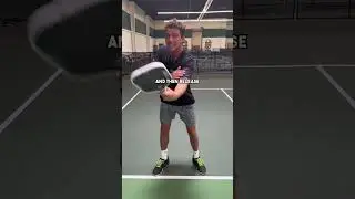 How to hit a backhand counter in pickleball! #pickleballtips #pickleball