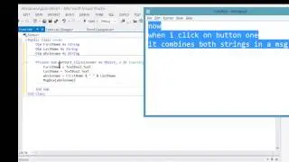 Add Strings (textboxes and msgbox)
