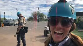 Hawaii Adventures with Slater and Lara - Coral Crater Adventure Park Oahu
