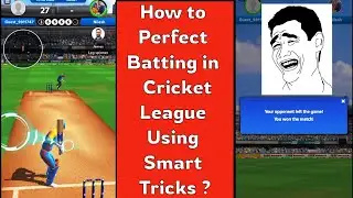 How to Perfect Batting in 😱 Cricket League Game | Bowling and Batting Tips and Tricks