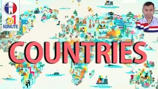 One minute French -How to say which country are you from in French?   (Learn French with Simon)