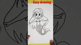 how to draw mermaid #shorts