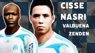 PES 2008 OLIMPIQUE MARSEILLE 07/08 Squad Faces Ratings Cisse Zenden Sami Nasri Valbuena