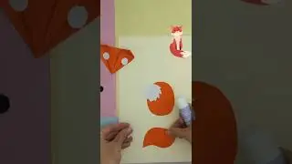Red fox applique. #handmade #craft #art #diy #fox