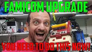 You'll never believe what I stuck in this Famicom! (To fix its AV and PSU!)