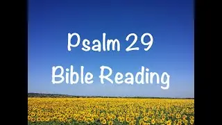 Psalm 29 - NIV Version (Bible Reading with Scripture/Words)