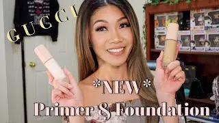 ** NEW GUCCI ** $78 Primer & $88 Foundation?!? (Wear Test) | Nadia Ngo