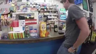 Buying my first legal drink