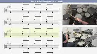 🥁 How To Play - Born To Be Wild   Steppenwolf   JYDT   Grade 3