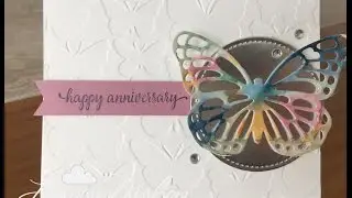 watercolor background by Cloud 9 Stampers - Lynsay Mahon