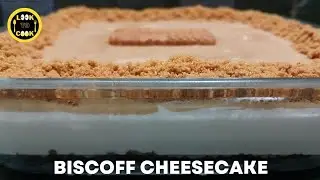 No Bake Biscoff Cheesecake Recipe | Homemade Lotus Biscoff Cheesecake