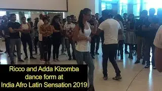 Ricco and Adda Kizomba dance form at India Afro Latin Sensation 2019
