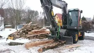 EW160E X20 Holz spalten