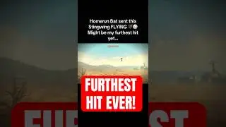 Furthest Homerun Bat hit yet ⚾🦇 #fallout4 #savrotes #gamingclip #fypage #criticalhit #memes