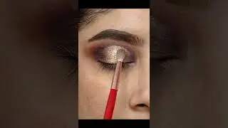 Glitter halo eye makeup🤎✨ #shorts #makeup #makeupshorts | for more videos SUBSCRIBE NOW🥰