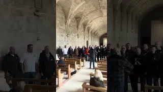 Rhos Male Voice Choir - Gwahoddiad at Le Bec-Hellouin Monastery, Normandy.