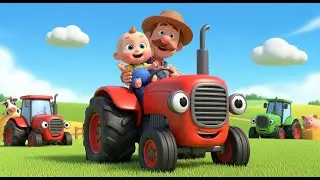 Boom Boom Tractor Day 🚜🎶 | Fun Farm Learning for Kids | Preschool Tractor Adventure