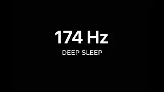 174 Hz — Deep Sleep & Pain Relief (Quiet Frequencies, 8 Hours, Black Screen, Ad-Free)