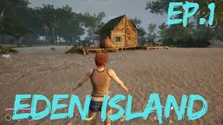 🌴 First Look at Eden Island! | Exploring & Building Our First Structure 🏝️