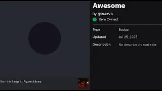 Roblox - Figure's Library - Awesome