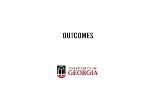 Outcomes and UGA