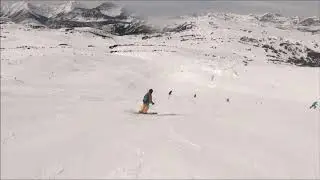 Jeff Ski Banff Sunshine Village Great Divide