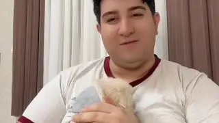 Baboşun iti doğdu hərkəsə göstərdi,ana sevgisi başqa şeydir🥹