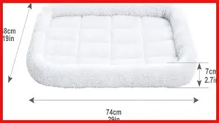 AmazonBasics Padded Pet Bolster Bed - 29 x 19 inches