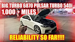 BIG TURBO 6870 PULSAR TURBO 540i RELIABILITY SO FAR!!!! 1,000 + MILES