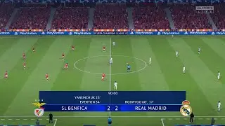 FIFA 22 | Benfica vs Real Madrid | UEFA Champions League Full Match | PC