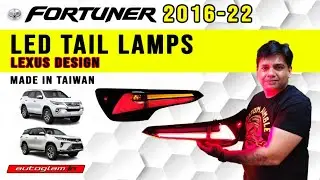 TOYOTA FORTUNER | 2016-22 | TAIL LIGHT | LEXUS DESIGN | MADE IN TAIWAN | 1 YR WARRANTY | AUTOGLAM