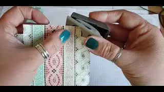 Super simple and easy money wallet made from Scrapbook paper #stampinup #moneyholder