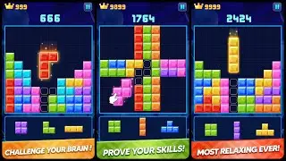 Classic Block Puzzle Brick (Gameplay Android)
