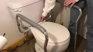 INSTALLING &ldquo;toilet safety frame&rdquo; carex