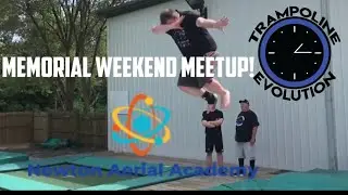 Memorial Day Weekend Trampoline Meetup at Newton Aerial Academy!!! Day 1
