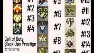 Call of duty Black Ops Prestige Emblems